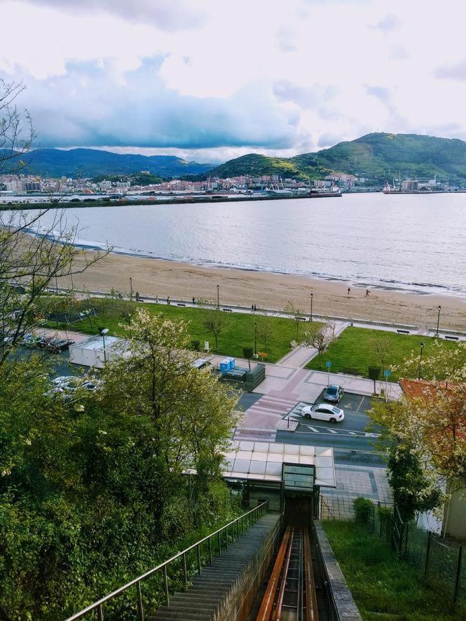 Apartamento En La Playa Con Parking Privado Getxo Eksteriør bilde